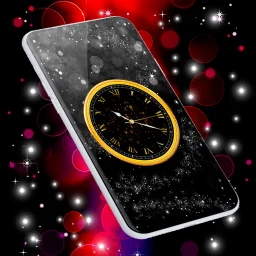 Symbol von Black Clock Live Wallpaper
